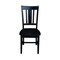 International Concepts Set of 2 San Remo Splatback Chairs, Black C46-10P - alternate 4